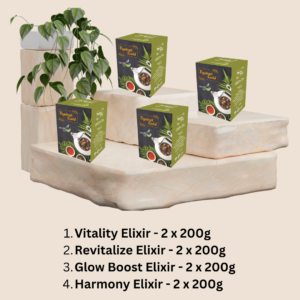 Byahut Gold Green Tea Elixirs - 4 x 200g (Two Sets - Offer Pack)